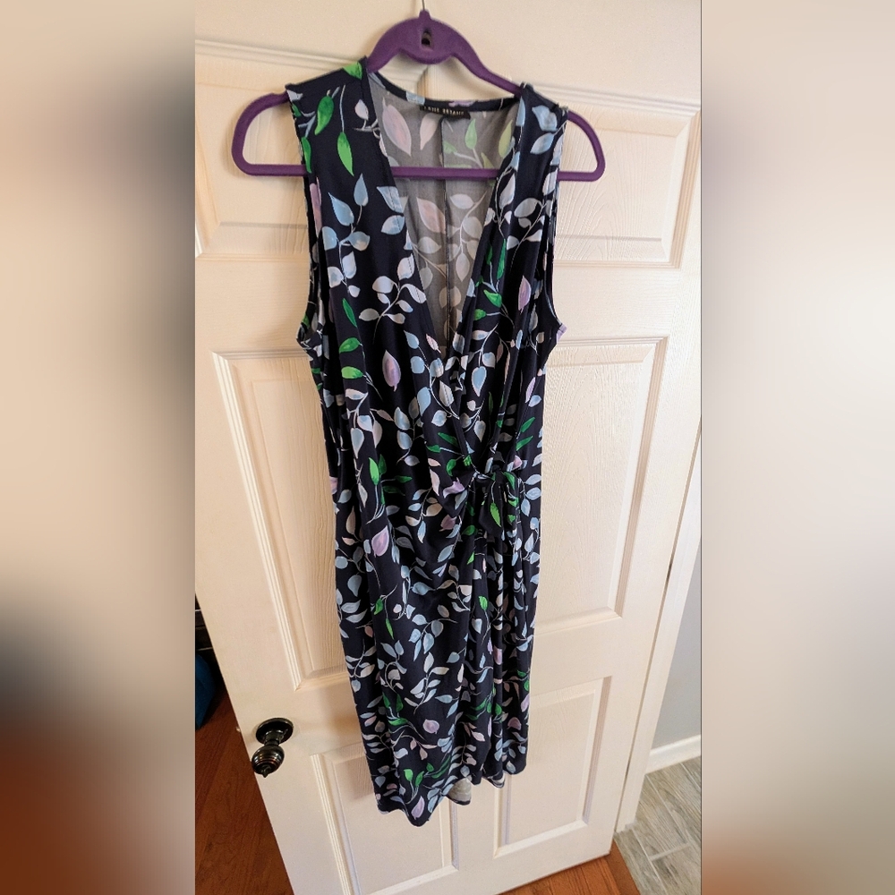 Lane Bryant EUC 14-16 Floral Wrap Dress